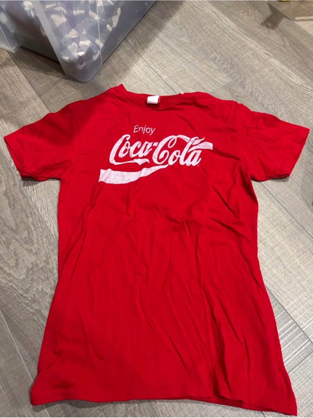 Coca Cola Red Tee with White Logo - men’s Short Sleeve